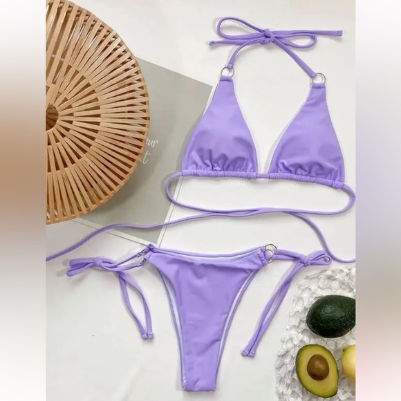 NEW LAVANDERIA Criss Cross Wrap Bikini SET - Picture 2 of 5